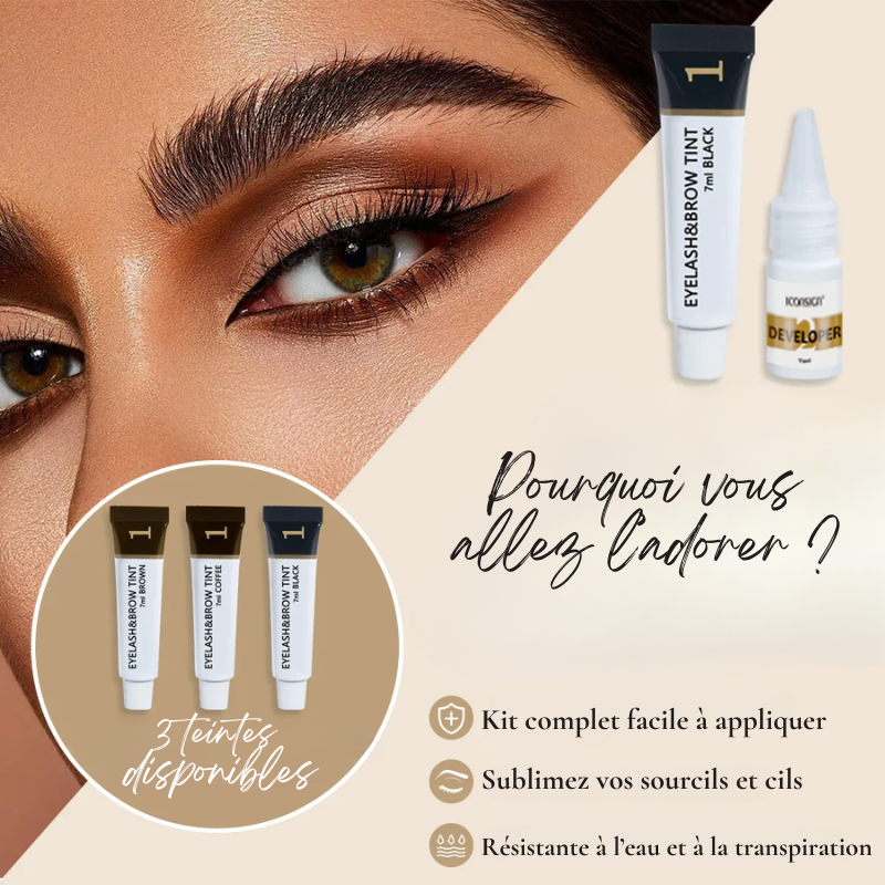 BROW & LASH Color - Kit Teinture Semi-Permanente Sourcils & Cils