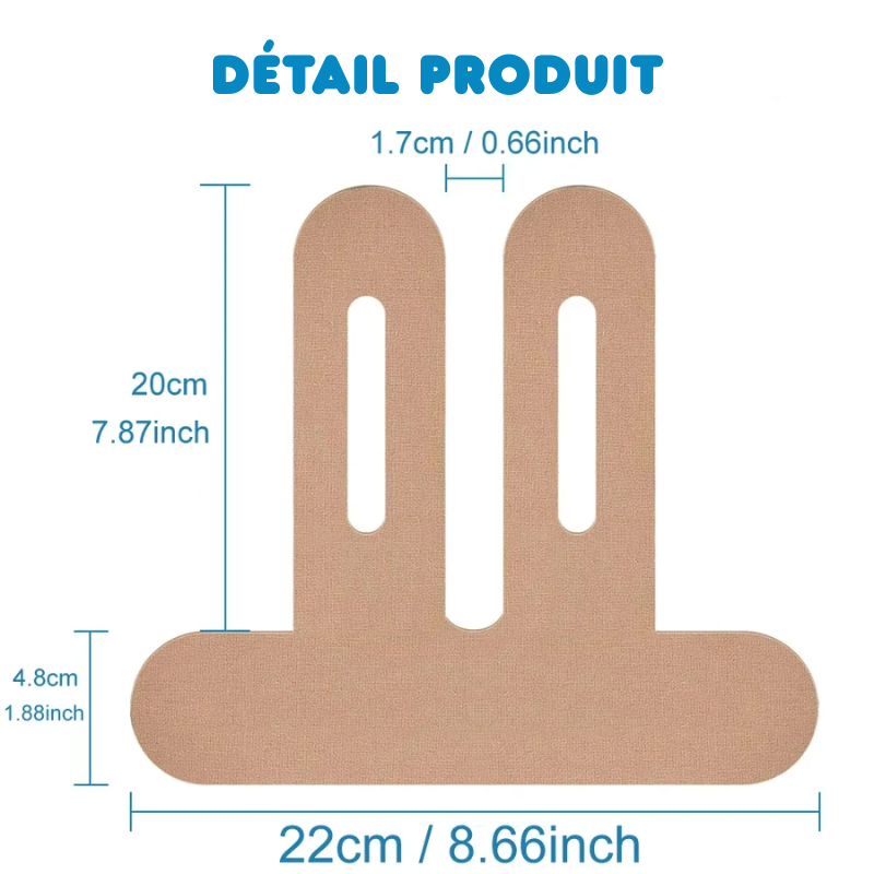 Bande Kinésiologie Genoux – Confort & Stabilité - 10pcs