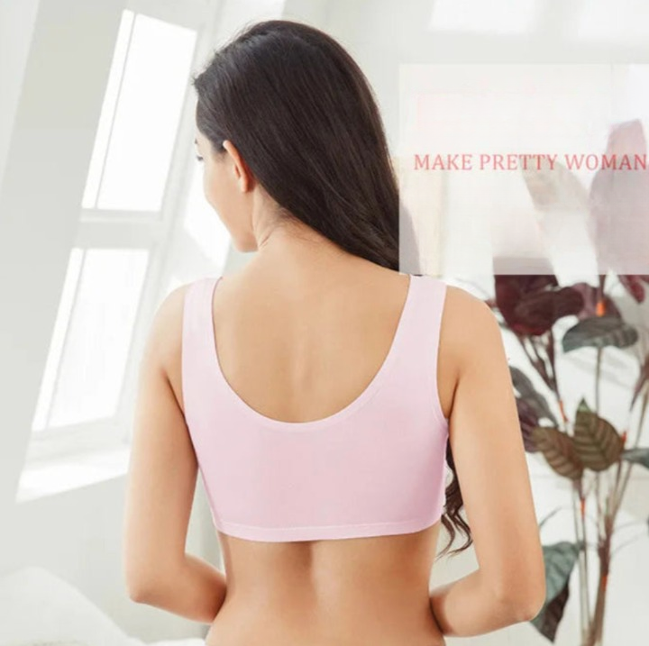 Brassière ajourée en 100% Coton respirant - Grandes Tailles