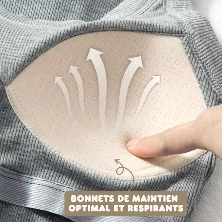 Débardeur Ajusté avec Maintien Poitrine Intégré