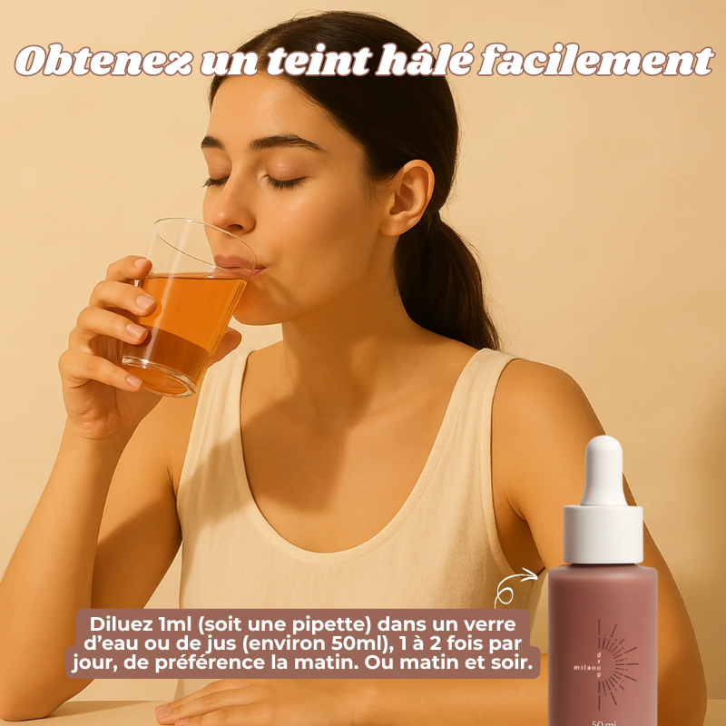 Gouttes Autobronzantes pour Visage et Corps - Résultat Naturel