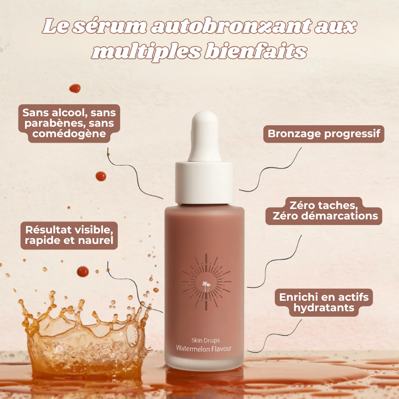 Gouttes Autobronzantes pour Visage et Corps - Résultat Naturel