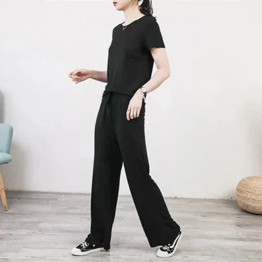 Ensemble de Pyjama en Modal Fluide Femme - Printemps
