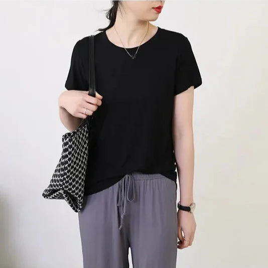 Ensemble de Pyjama en Modal Fluide Femme - Printemps