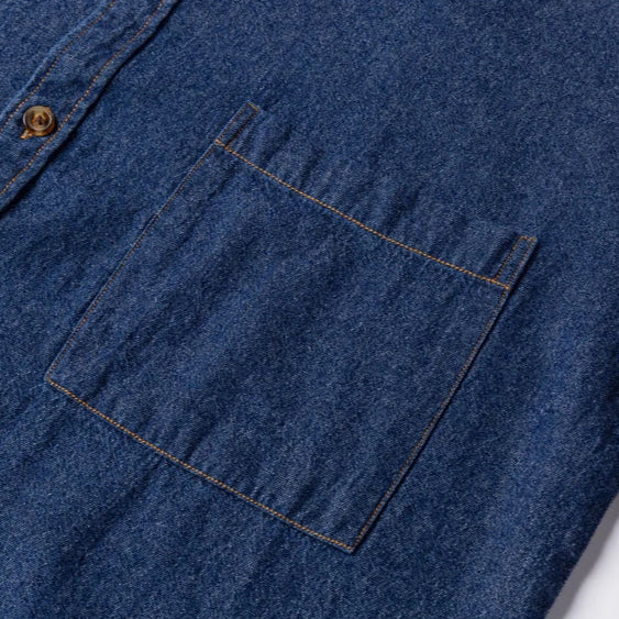 Chemise en Jean à Manches Longues Homme