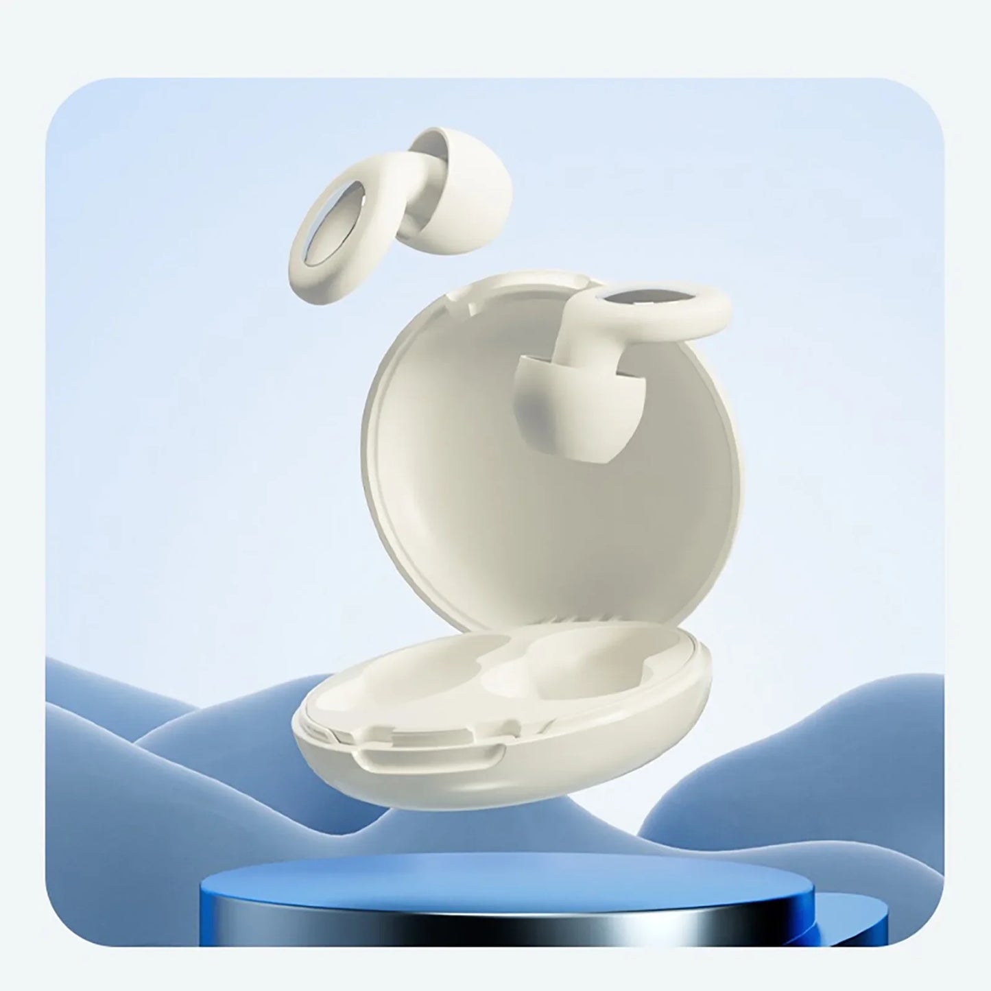 Bouchons d'Oreilles Anti-Bruit Réutilisables - Ronflements & Concentration