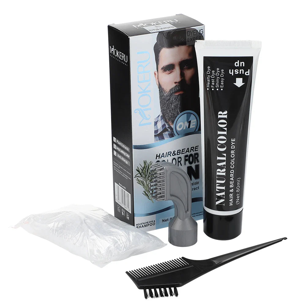 Kit Teinture Semi-Permanente pour Barbe