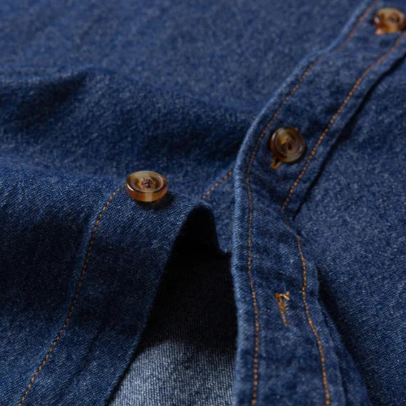 Chemise en Jean à Manches Longues Homme