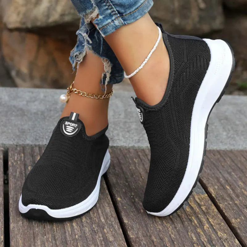 Baskets Femme Confort Respirant Sans Lacets