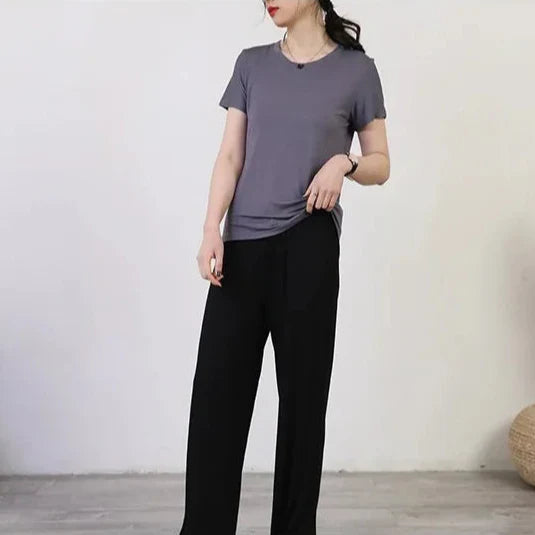 Ensemble de Pyjama en Modal Fluide Femme - Printemps