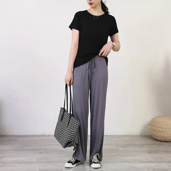 Ensemble de Pyjama en Modal Fluide Femme - Printemps