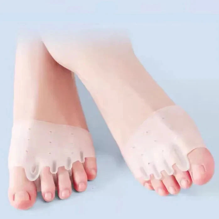 4x Coussinets en Silicone pour l'avant-pied - Alignement des orteils