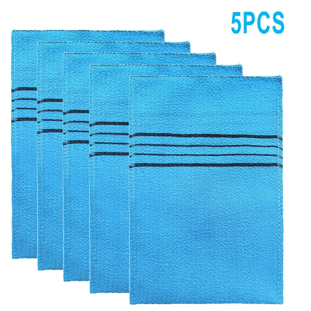 Gants Exfoliants Douche – Lot de 5 Colorés