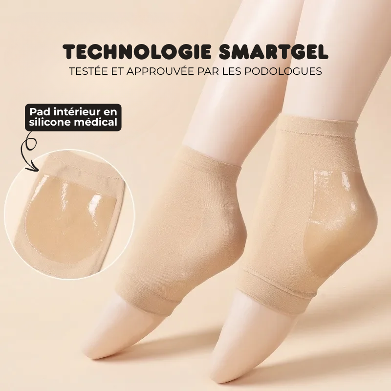 Chaussettes de Protection SmartGel pour Talon - 1 PAIRE ACHETÉE = 1 OFFERTE