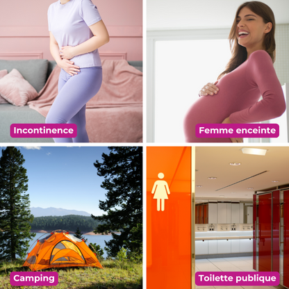 10x Urinettes Jetables 100% Hygiéniques