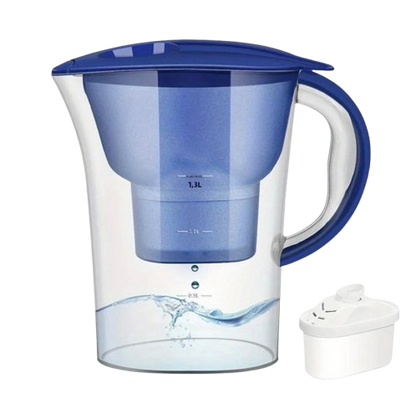 Carafe d'Eau Filtrante 2,5L + 1 Filtre OFFERT