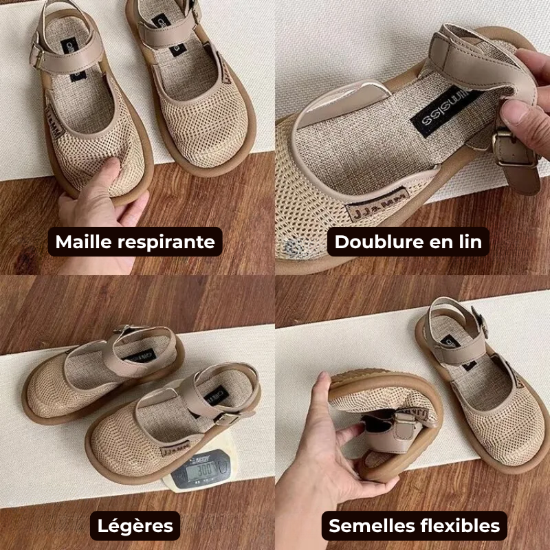 Chaussures d’Été Respirantes - Doublure Lin & Confort