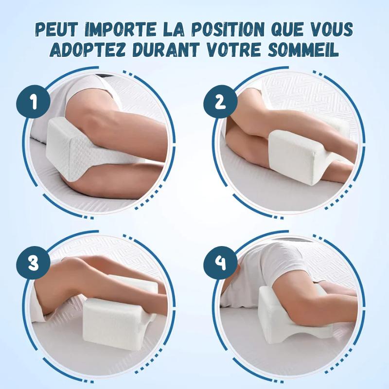 Coussin Jambes & Hanches – Soutien Ergonomique Nuit
