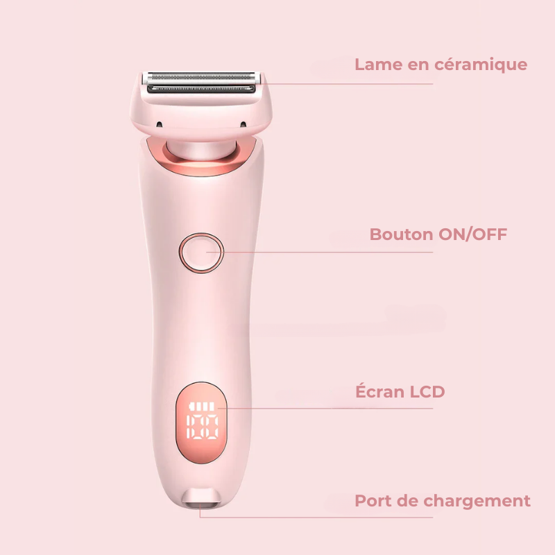 Épilateur 2 en 1 Doux Corps Complet Wet & Dry