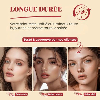 Fond de Teint Cushion Couvrance Optimale & Longue Durée
