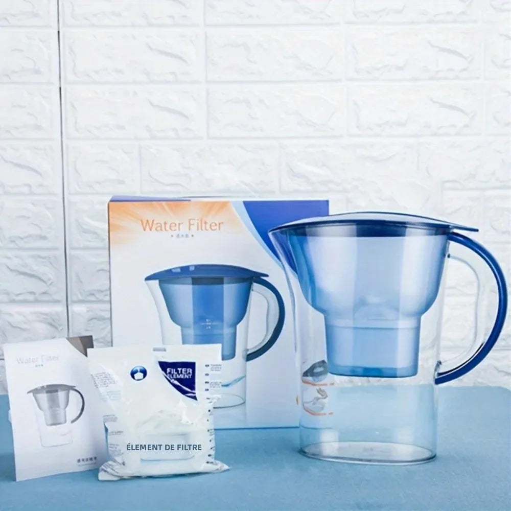 Carafe d'Eau Filtrante 2,5L + 1 Filtre OFFERT