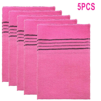 Gants Exfoliants Douche – Lot de 5 Colorés