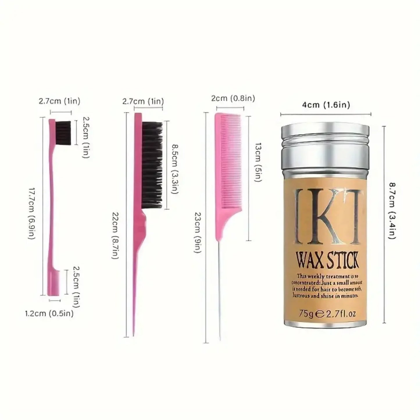 2x Stick Cire Coiffante Anti-Frisottis - Brosses & Peignes OFFERTS