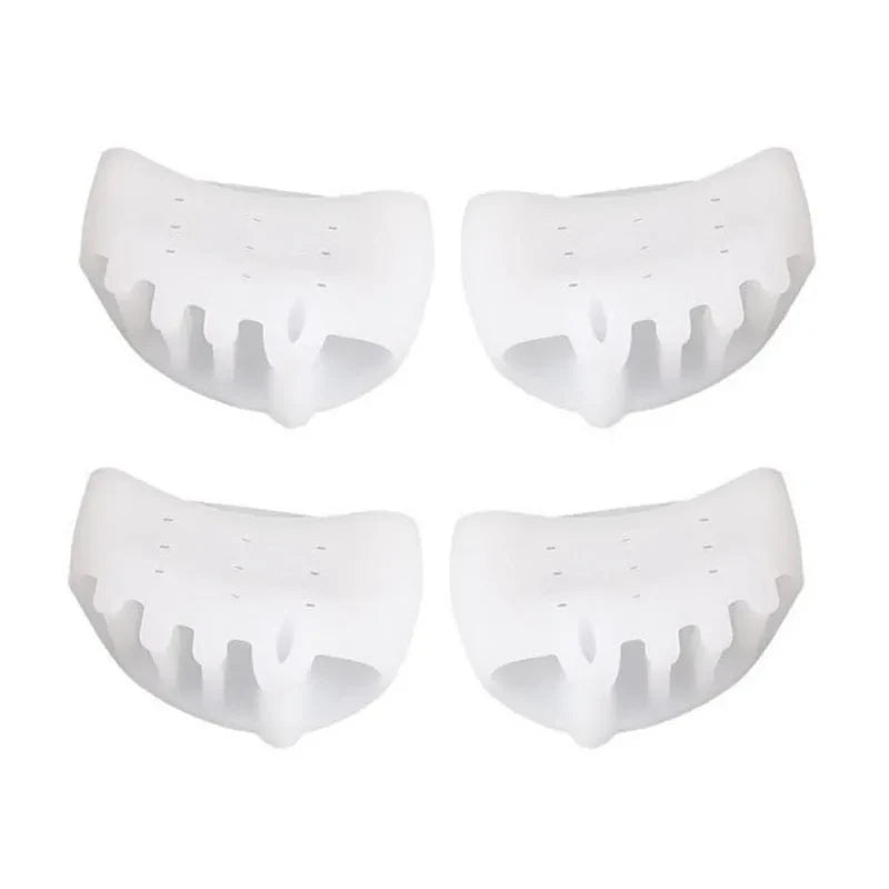 4x Coussinets en Silicone pour l'avant-pied - Alignement des orteils