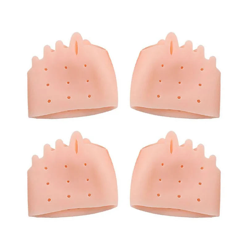 4x Coussinets en Silicone pour l'avant-pied - Alignement des orteils