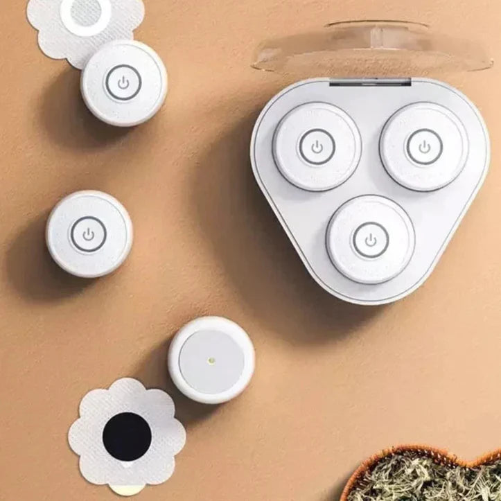 3x Mini Masseurs Chauffants Technique de la Moxibustion