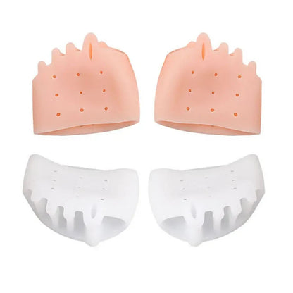 4x Coussinets en Silicone pour l'avant-pied - Alignement des orteils