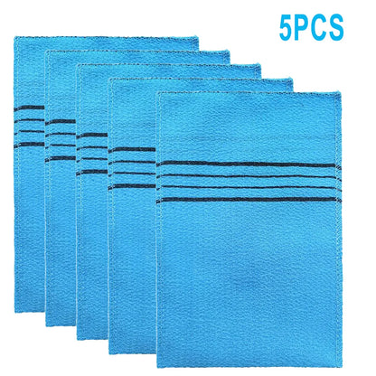 Gants Exfoliants Douche – Lot de 5 Colorés